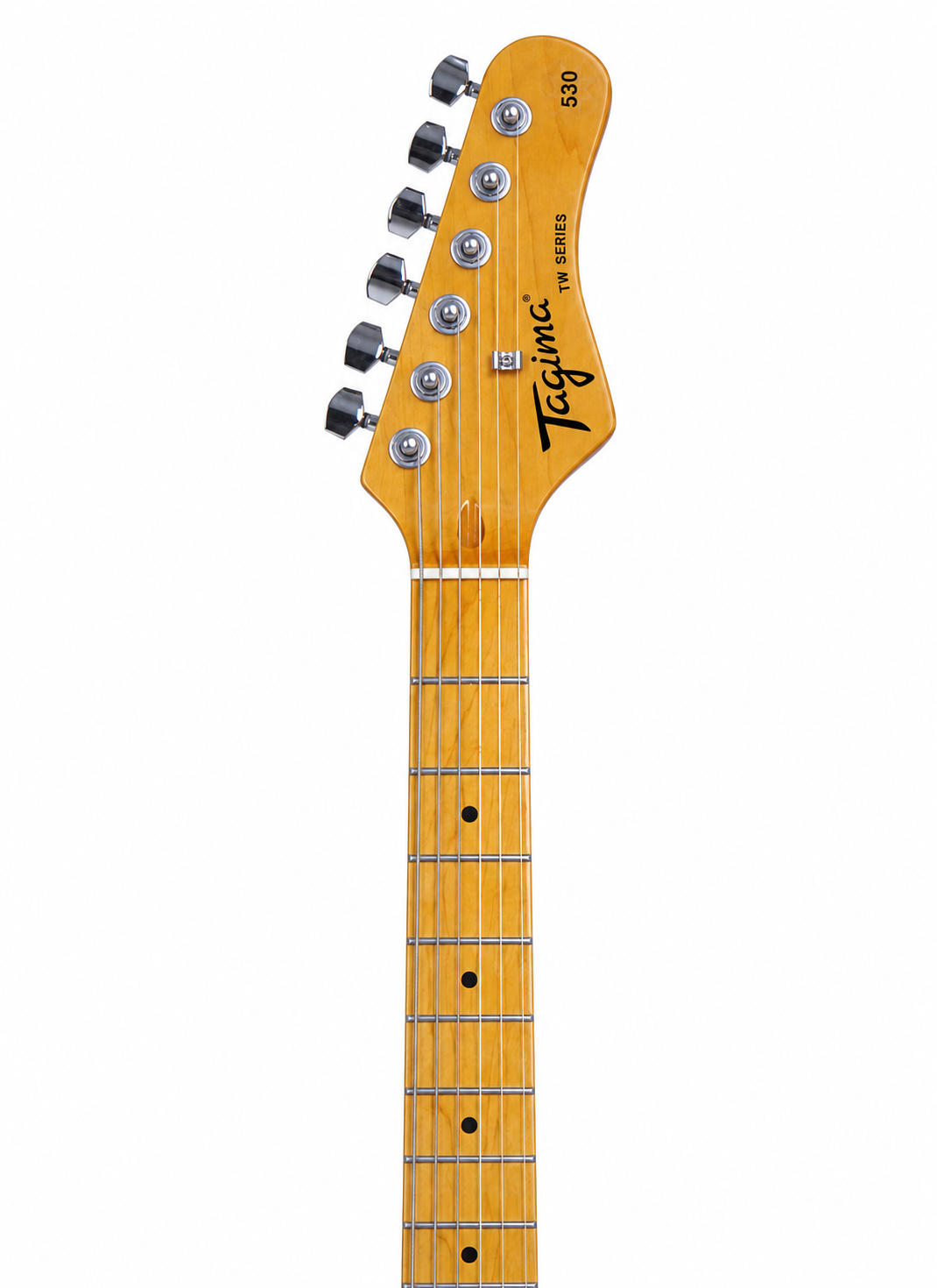 Tagima guitarra eléctrica TG-530 Sunburst con mica Tortoise