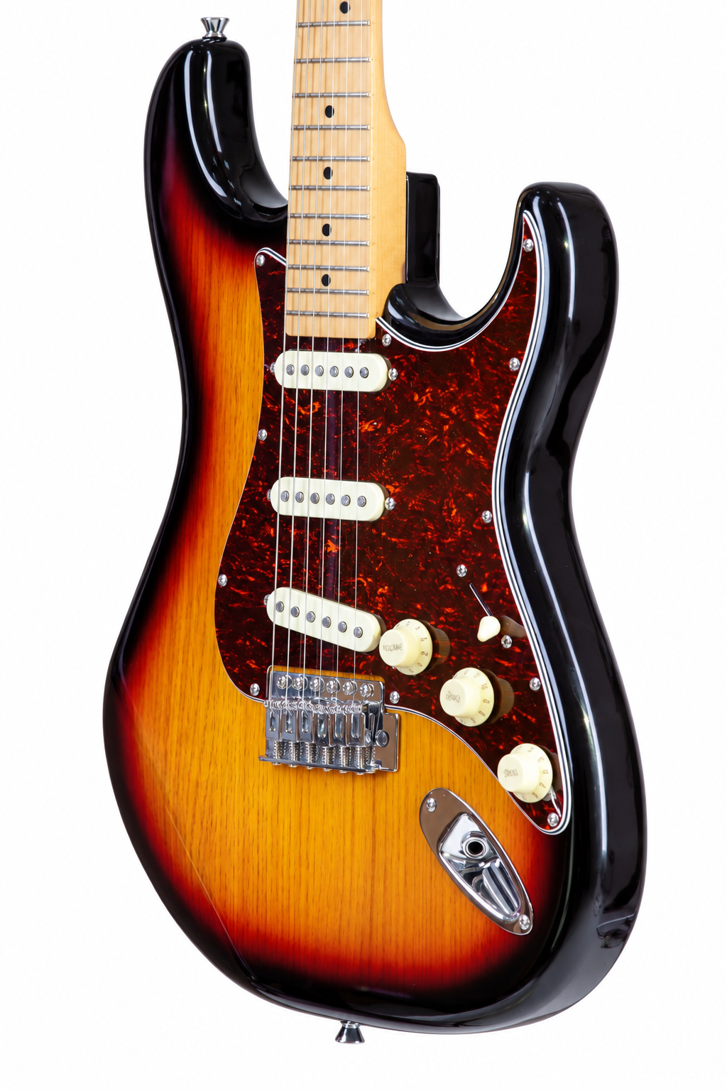 Tagima guitarra eléctrica TG-530 Sunburst con mica Tortoise