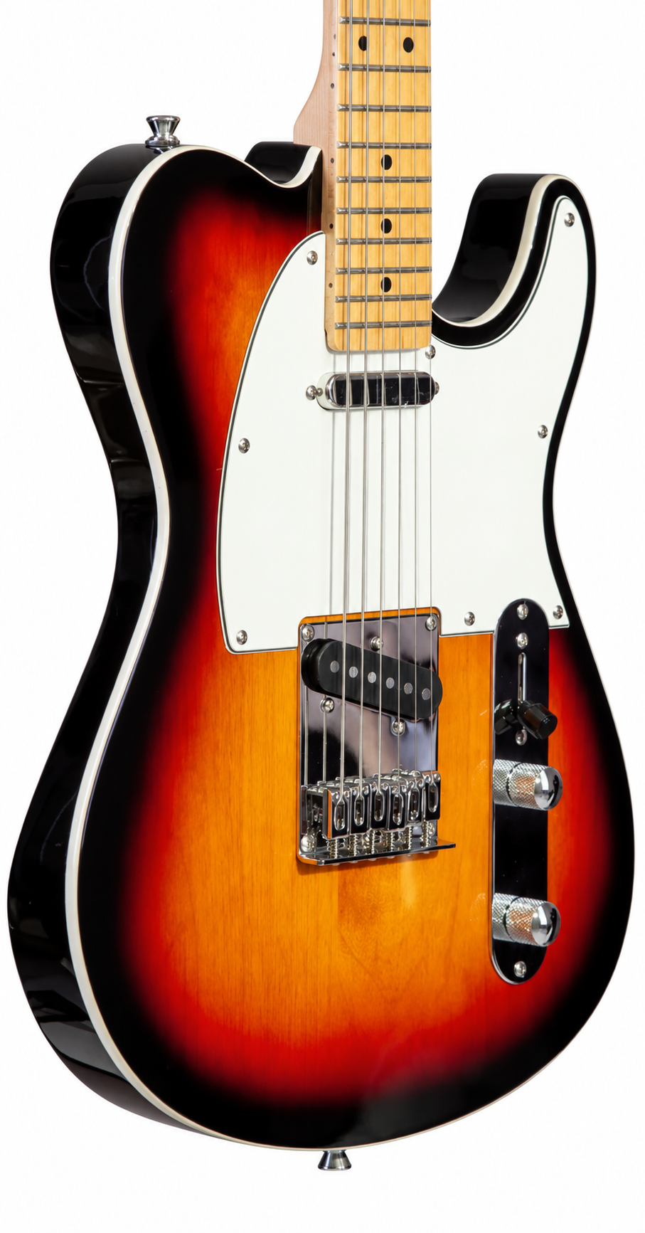 Tagima guitarra eléctrica T 550 SB de 6 cuerdas sunburst con mica blanca
