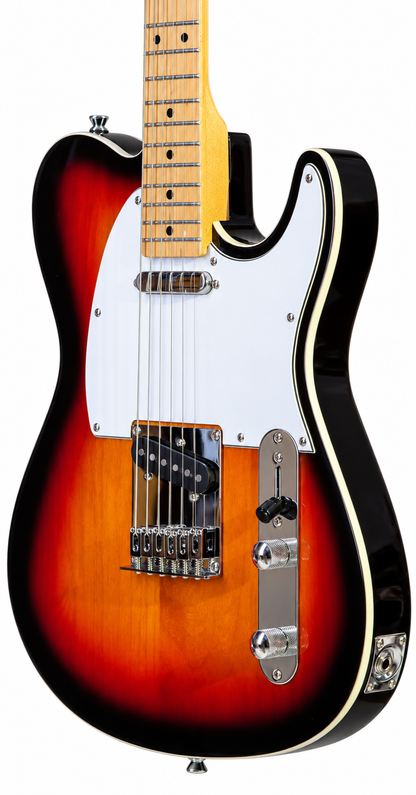 Tagima guitarra eléctrica T 550 SB de 6 cuerdas sunburst con mica blanca