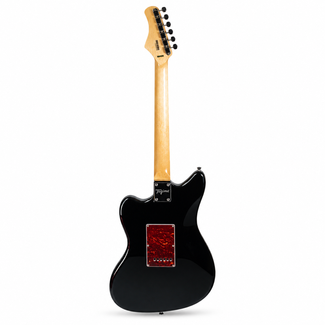 Tagima guitarra eléctrica TW-61 Negra con mica tortoise y pastillas P-90