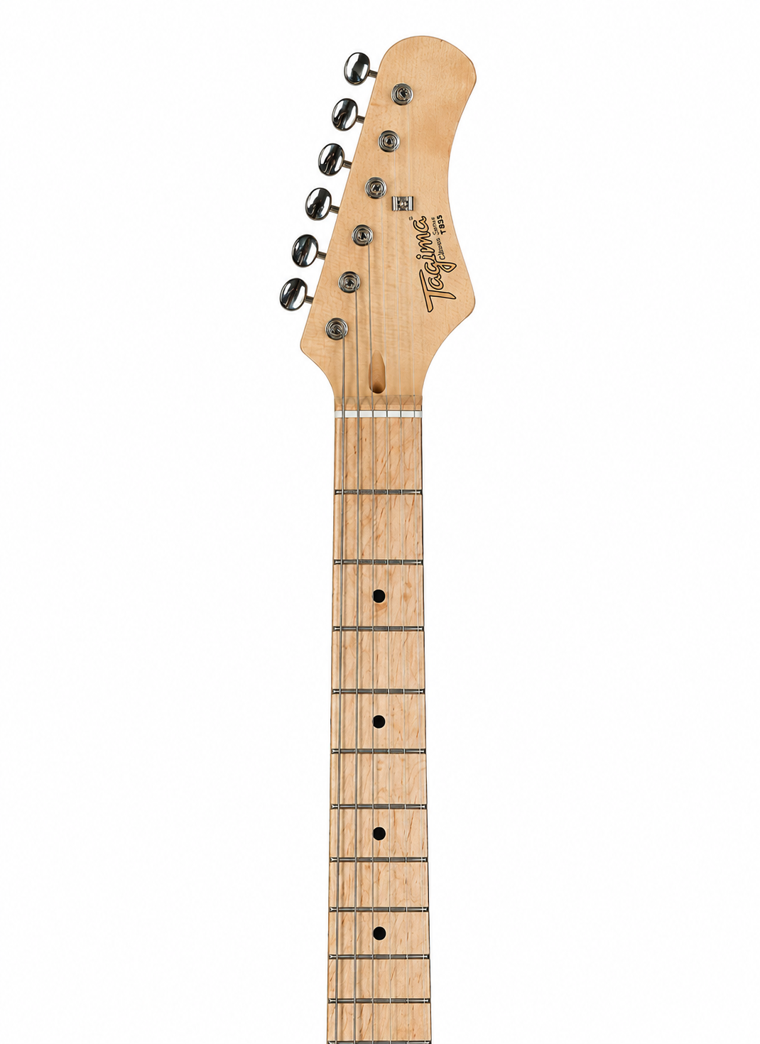 Tagima Guitarra eléctrica T635 color Olympic White con mica blanca