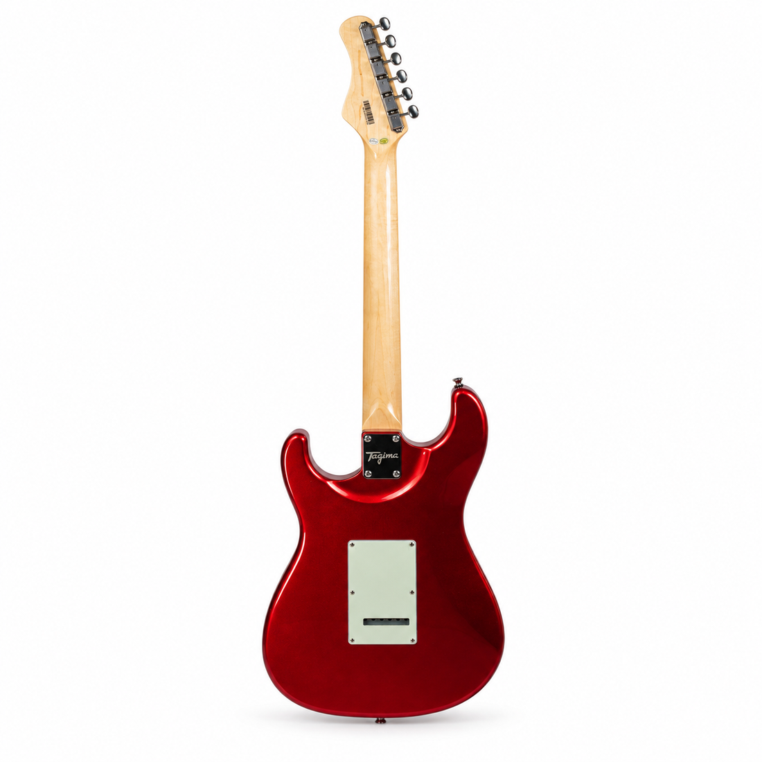 Tagima Guitarra eléctrica T635 color Metallic Red con mica blanca