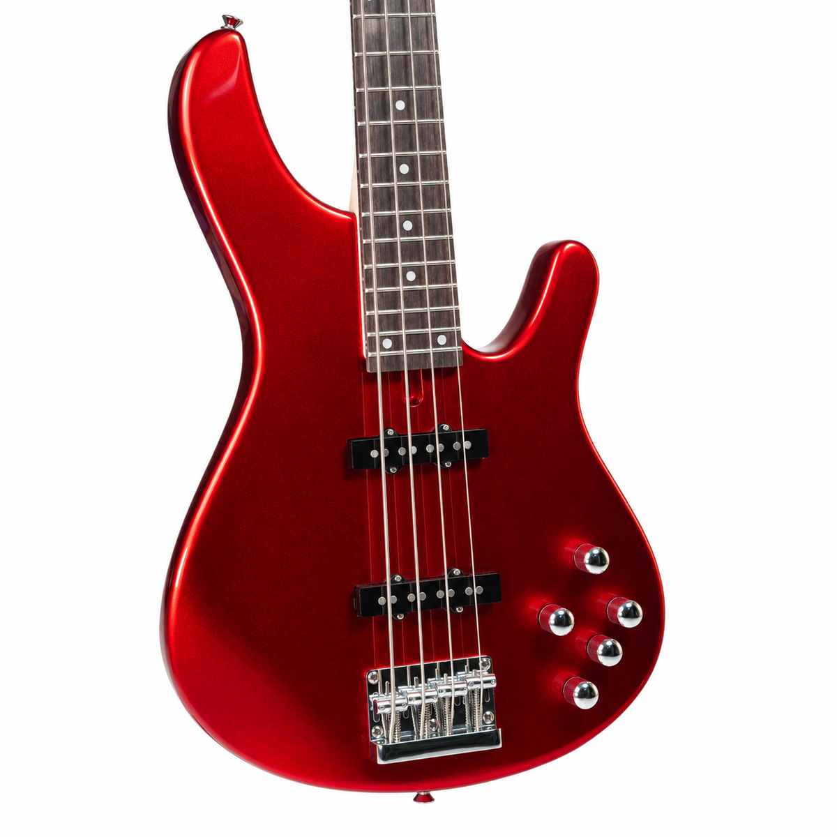 Tagima bajo Millenium de 4 cuerdas classic series color rojo metálico