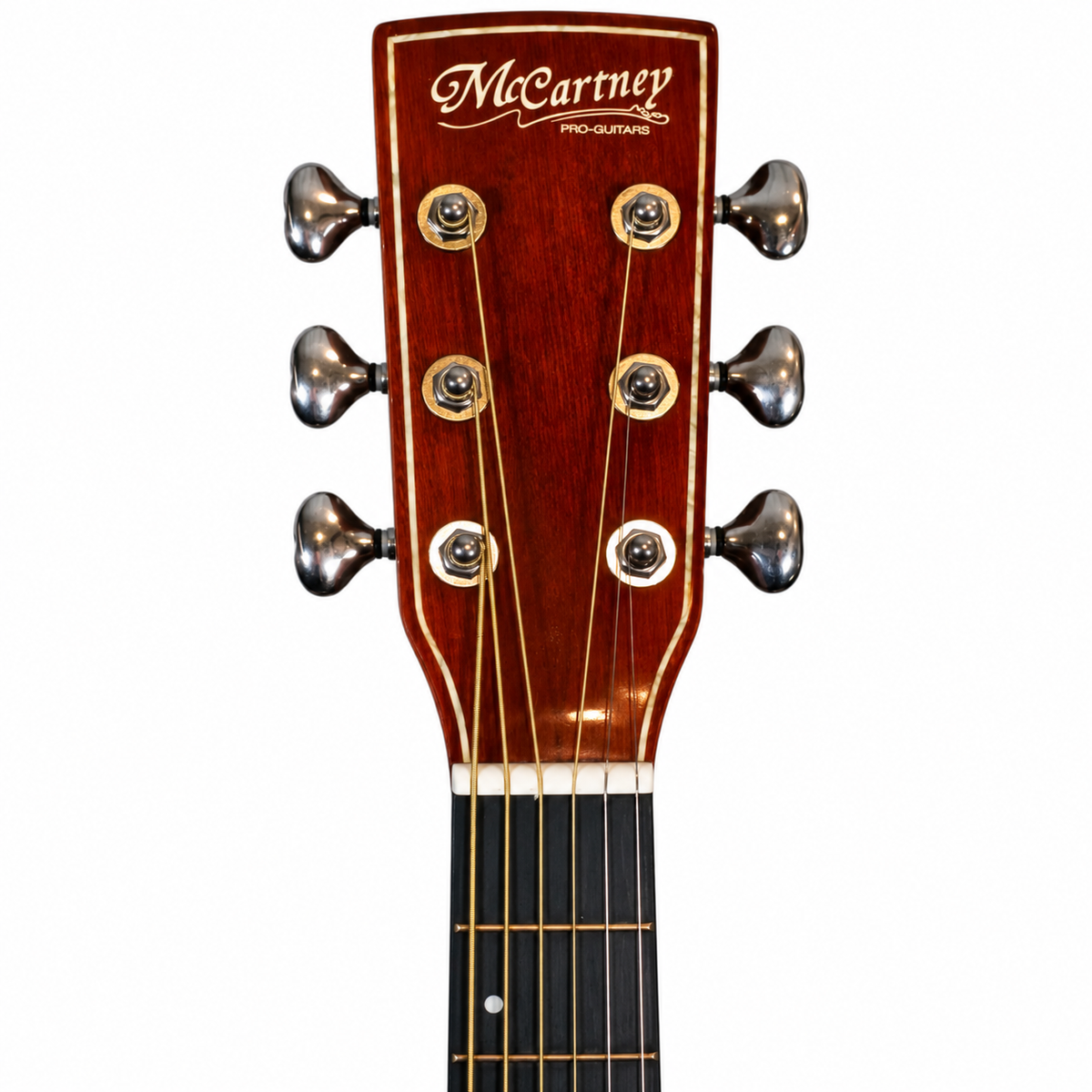 Musicartney guitarra acústica QA71 de caoba acabado natural gloss