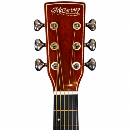 Musicartney guitarra acústica QA71 de caoba acabado natural gloss