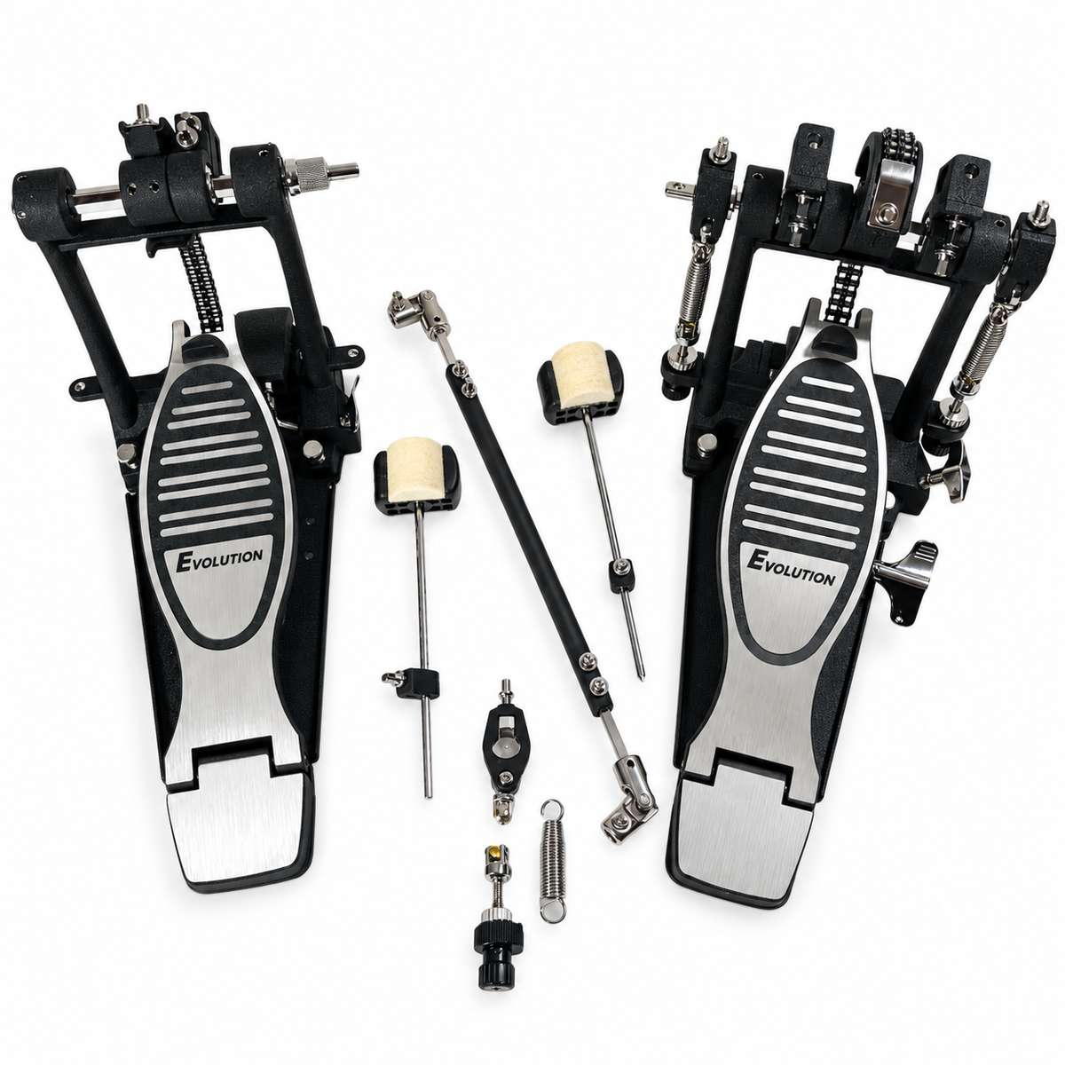 Evolution pedal doble para bombo P6A reforzado con doble cadena
