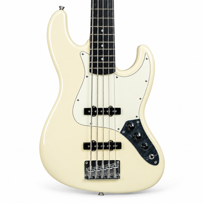 Tagima | Bajo Eléctrico TW 73 de 5 Cuerdas Blanco Olímpico