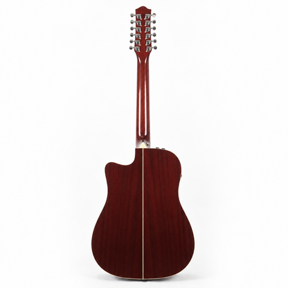 TAGIMA | GUITARRA ELECTROACÚSTICA DE 12 CUERDAS COLOR NEGRO. SIERREÑA