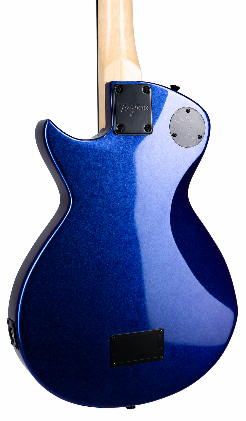 Tagima Guitarra eléctrica Sixmart SC de 6 cuerdas con efectos integrados Metal Chameleon Blue