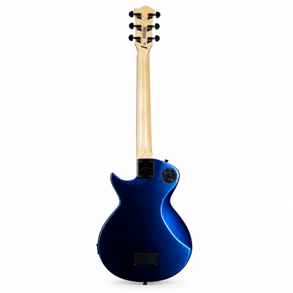 Tagima Guitarra eléctrica Sixmart SC de 6 cuerdas con efectos integrados Metal Chameleon Blue