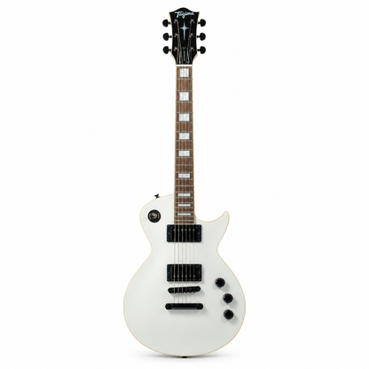 Tagima Guitarra eléctrica tipo LP Almach de 6 cuerdas Blanco Mate