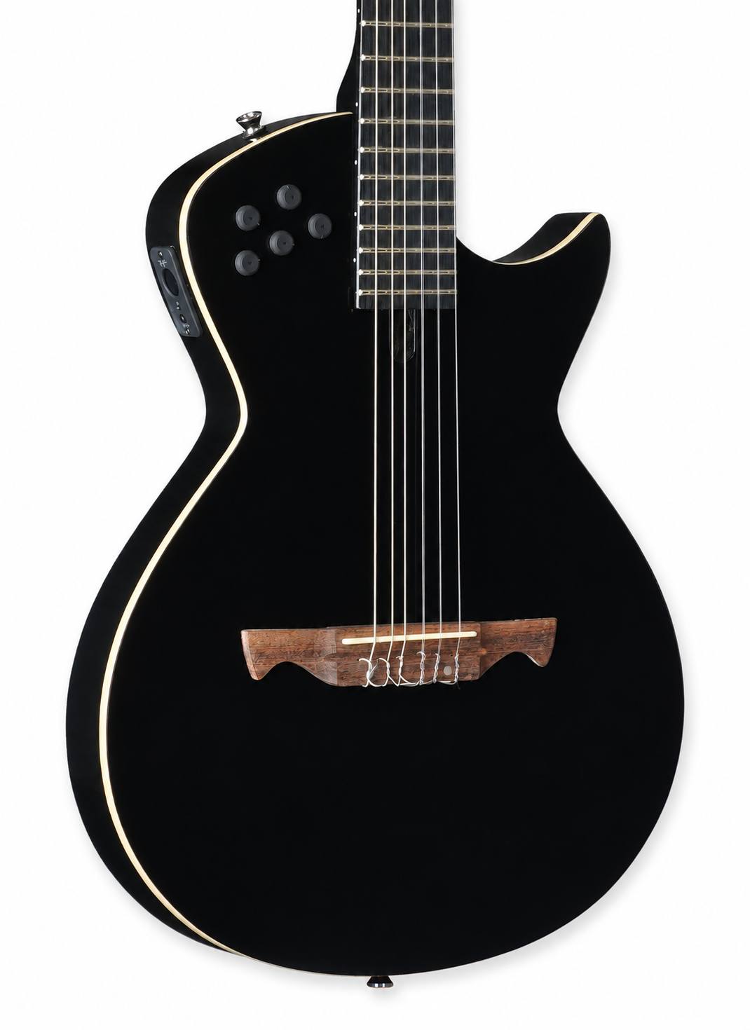 TAGIMA | GUITARRA ELECTROACÚSTICA MODENA-NYLON-EQ-BK