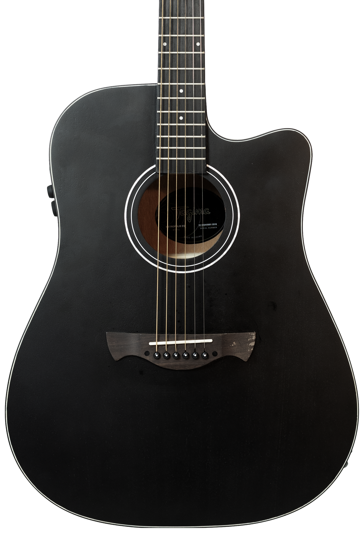 TAGIMA | GUITARRA ELECTROACÚSTICA METROPOLIS-EQ-BKOP-DF