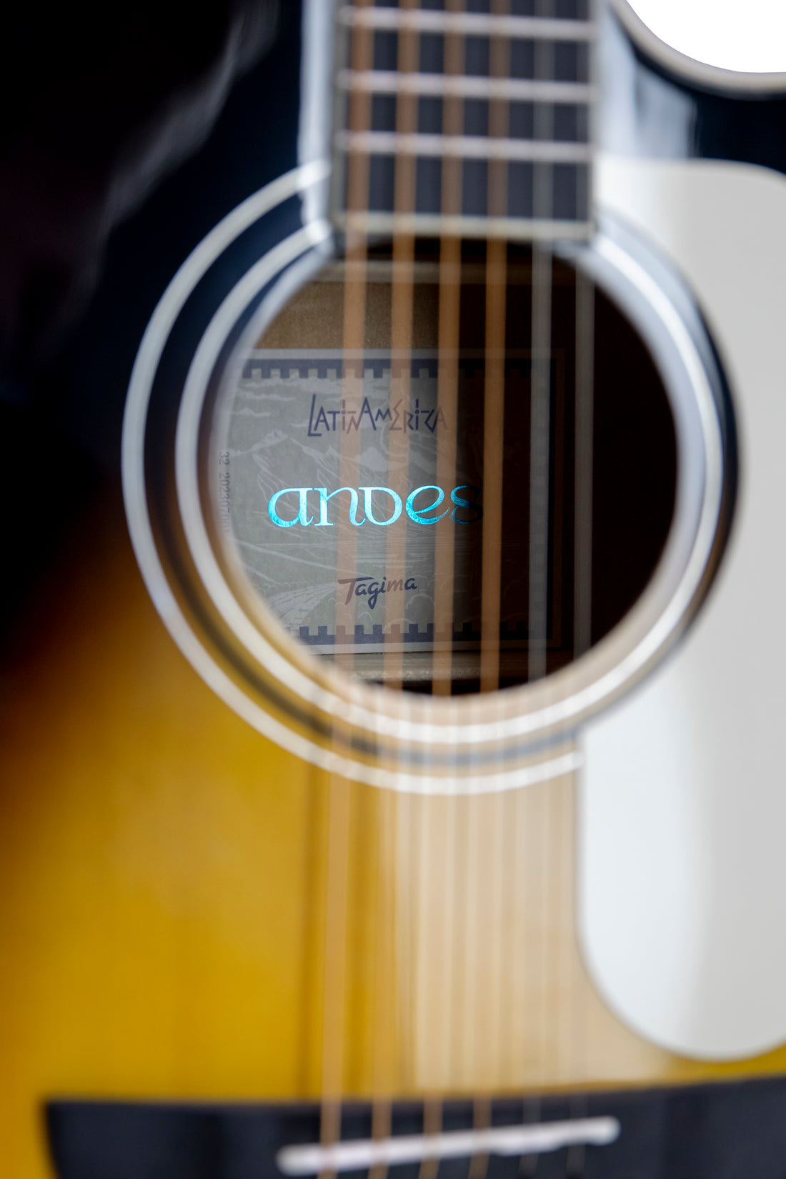 TAGIMA | GUITARRA ELECTROACÚSTICA SERIE LATAM COLOR VINTAGE SUNBURST