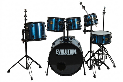EVOLUTION | BATERÍA PANTERA 6 PIEZAS COLOR AZUL ARO NEGRO