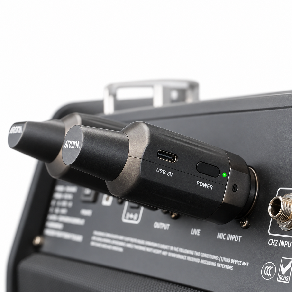 Aroma sistema inalámbrico ARC2 UHF para micrófonos dinámicos XLR