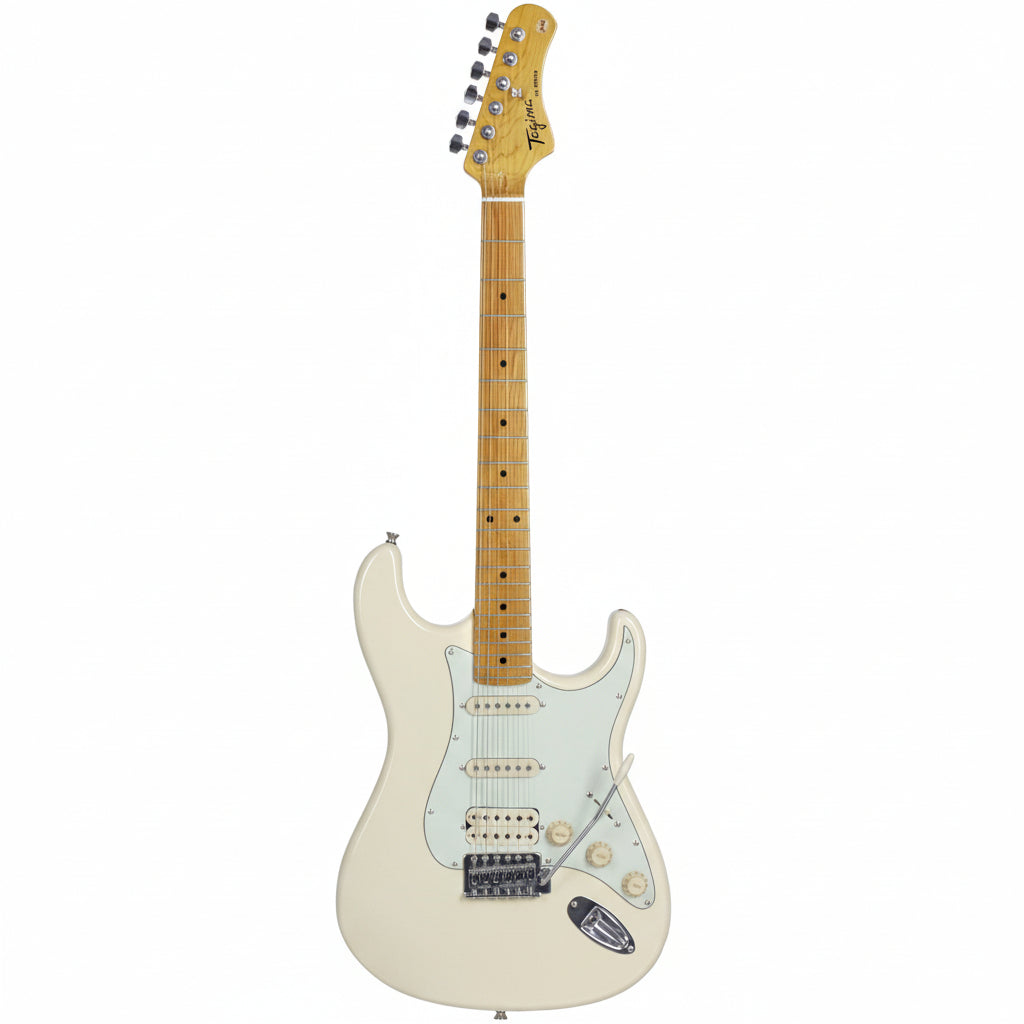 TAGIMA | GUITARRA ELECTRICA TIPO ST , COLOR BLANCO OLIMPICO TG 540