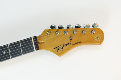 TAGIMA | GUITARRA ELÉCTRICA COLOR SOMBREADO MICA VINO