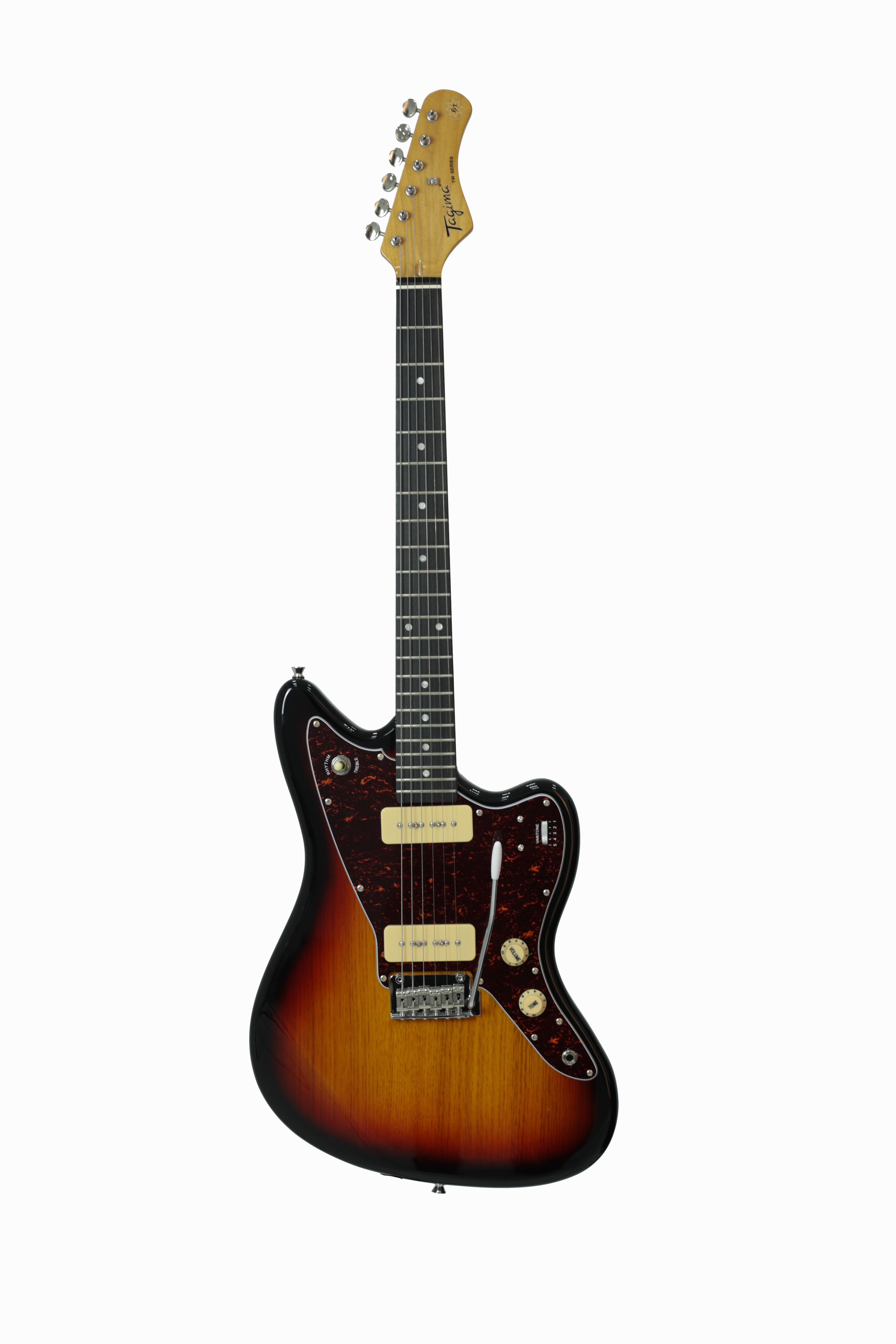 TAGIMA | GUITARRA ELÉCTRICA COLOR SOMBREADO MICA VINO