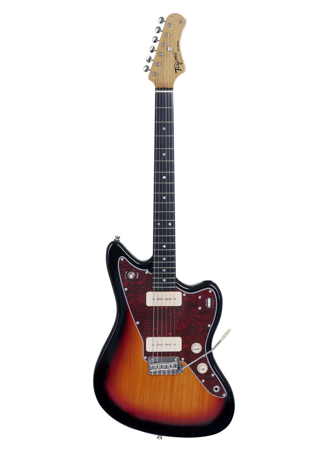 TAGIMA | GUITARRA ELÉCTRICA COLOR SOMBREADO MICA VINO