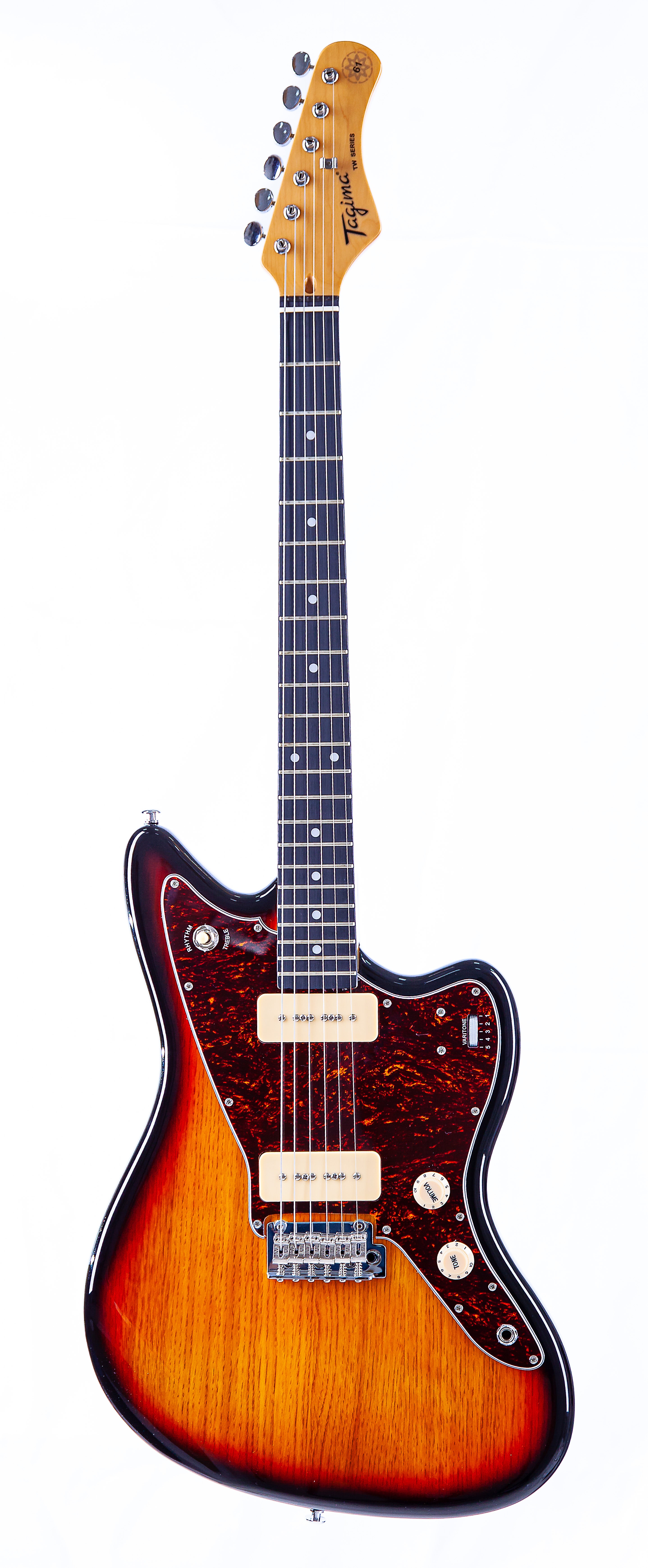 TAGIMA | GUITARRA ELÉCTRICA COLOR SOMBREADO MICA VINO