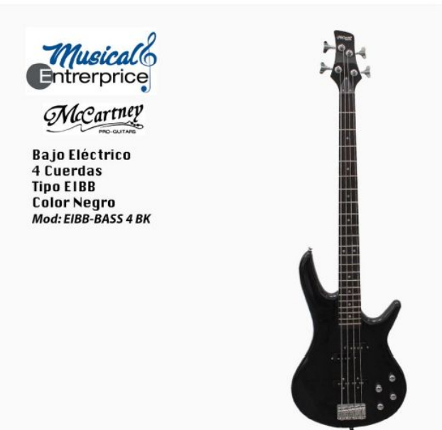 MCCARTNEY | Bajo eléctrico E-IB-BASS-4-BK