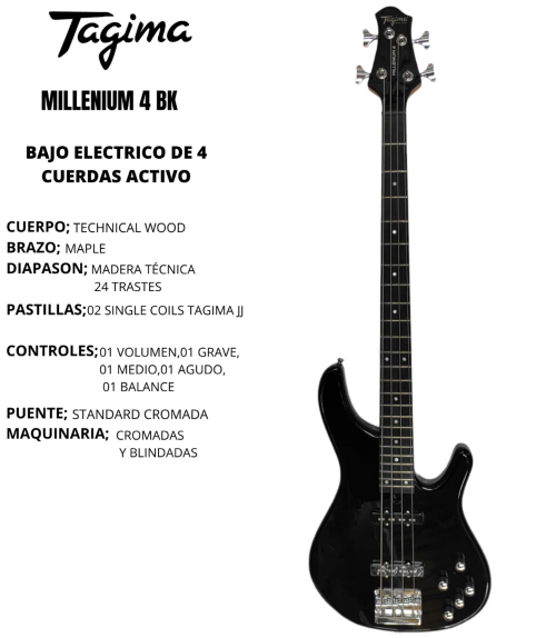 TAGIMA | Bajo eléctrico MILENIUM-4
