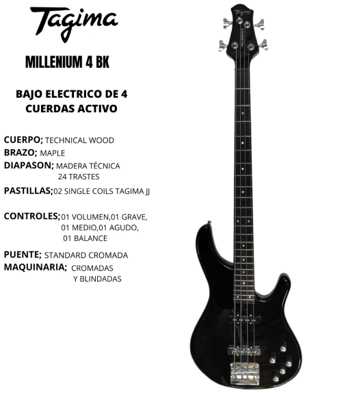 Bajo eléctrico MILENIUM-4