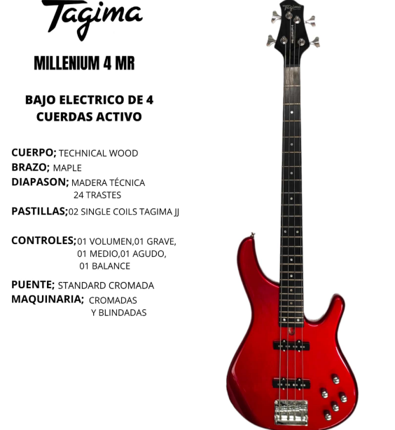 Bajo eléctrico MILENIUM-4