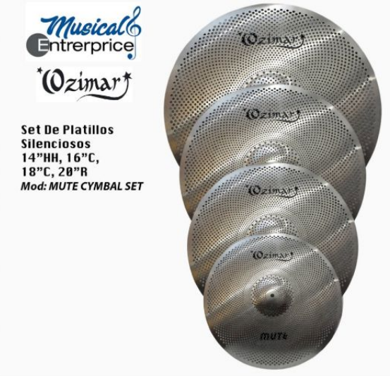 Platillos MUTE-CYMBAL-SET